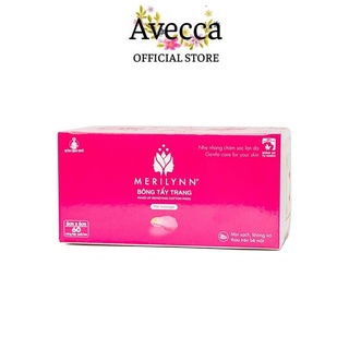 Bông Tẩy Trang Bông Bạch Tuyết Merilynn 60 Miếng