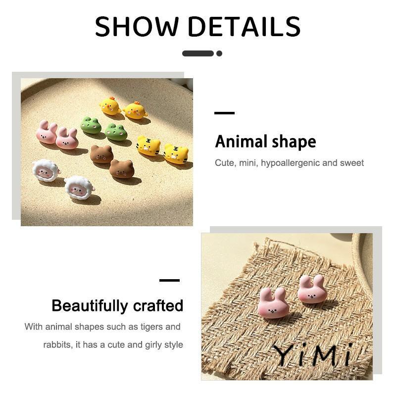 Khuyên Tai Bạc 925 Hình Động Vật Dễ Thương