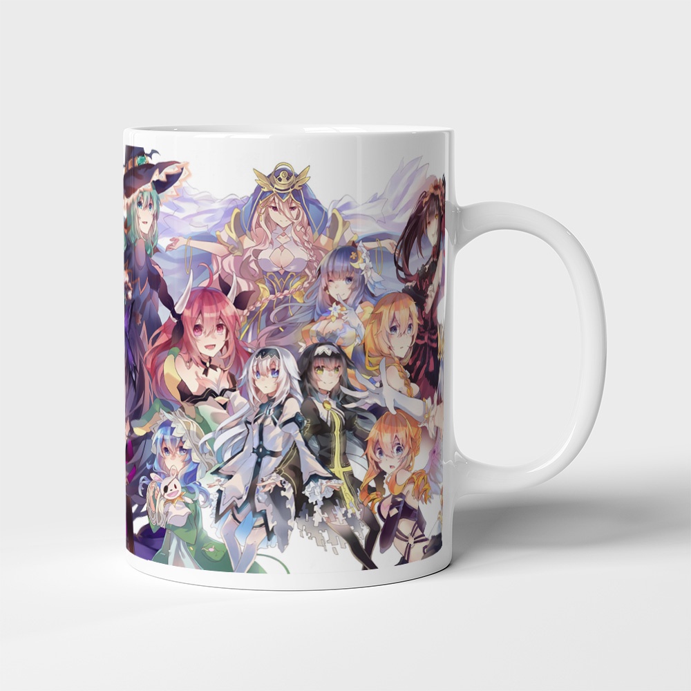 Cốc uống nước Anime, ly in hình DATE A LIVE - Mẫu 1. Nhận in theo yêu cầu