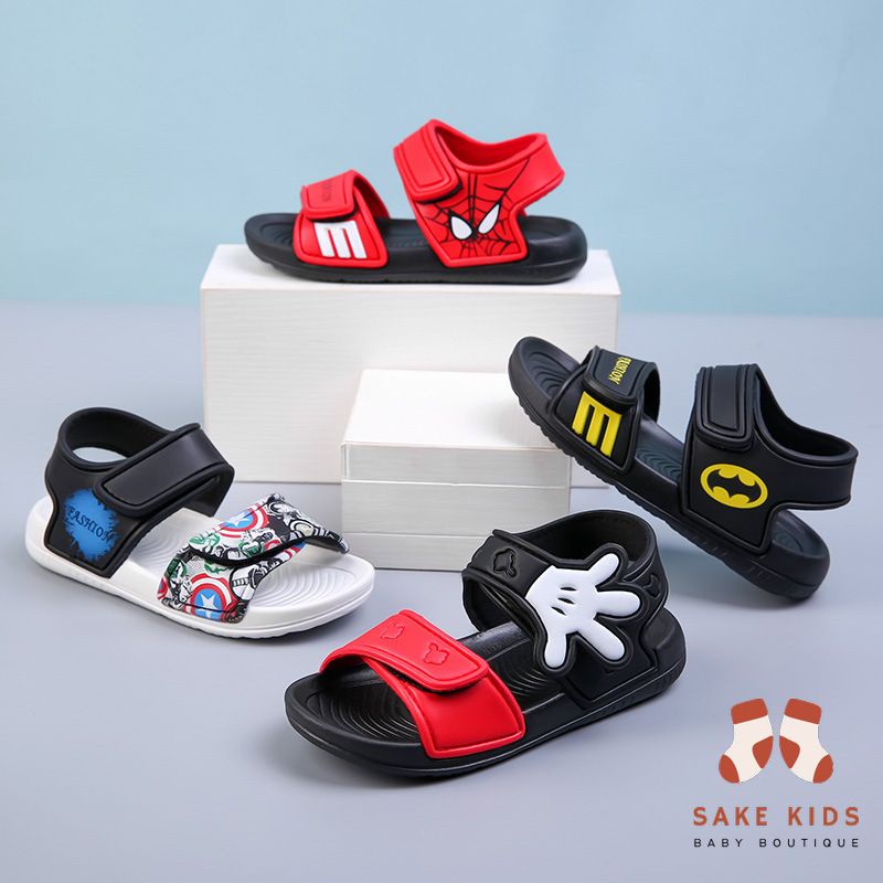 Sandal bé trai bé gái - Dép quai hậu nhiều mẫu AVENGERS cực chất siêu mềm nhẹ phong cách Hàn Quốc mới nhất cho bé A6