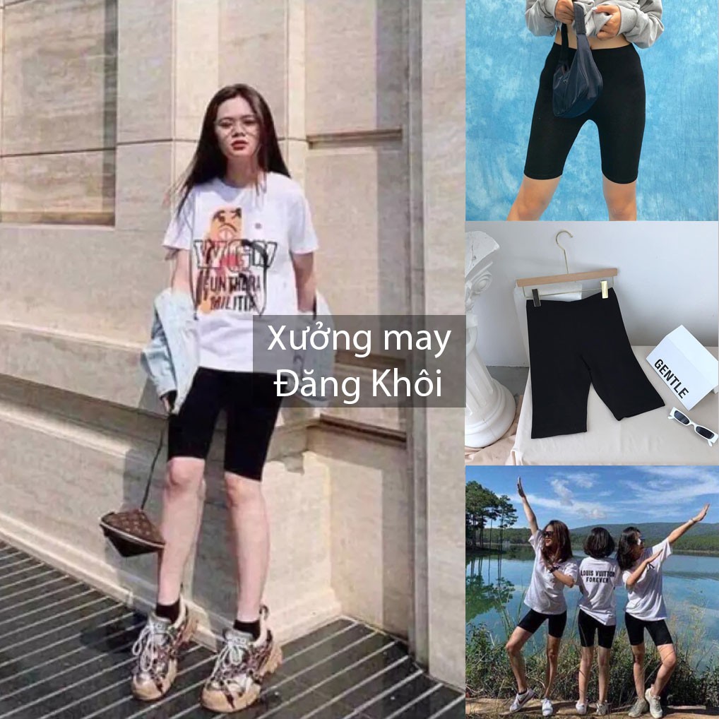 Quần Legging Đùi, Ngố Lửng Nữ Nâng Mông S124