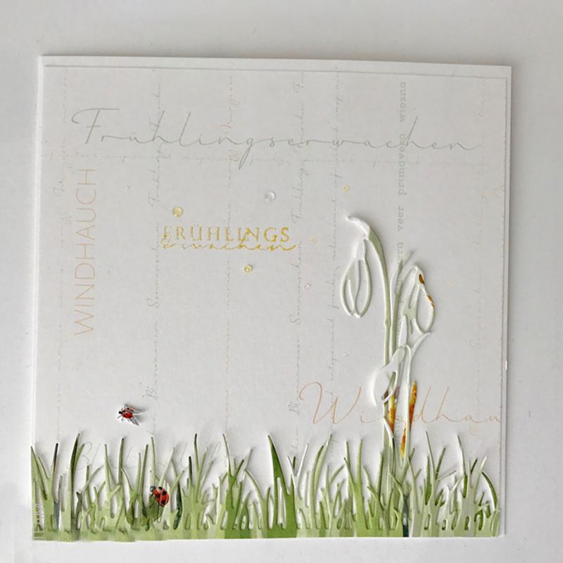 Khuôn Cắt Giấy Làm Từ Kim Loại Hình Lá Trang Trí Scrapbook