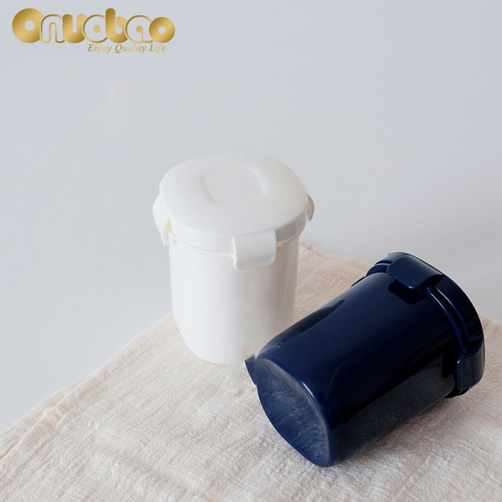 ONUOBAO Cốc giữ nhiệt đựng súp tiện lợi dung tích 350ml có nắp đậy phong cách Nhật Bản