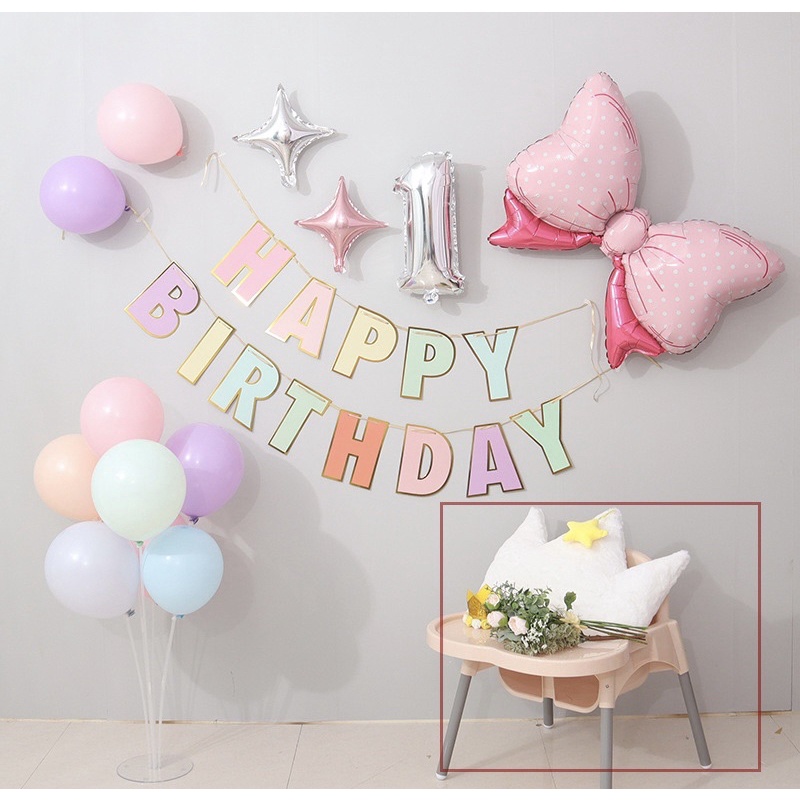 Set Bóng Trang Trí  Sinh Nhật Cho Bé Trai, Bé Gái