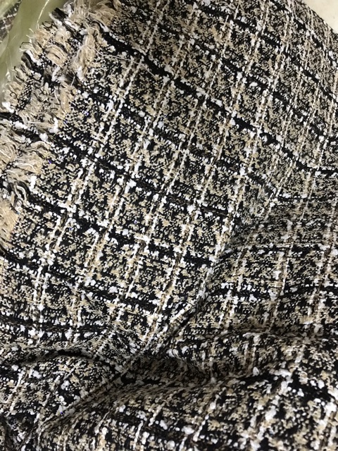 Dạ tweeds kẻ 2 mẫu