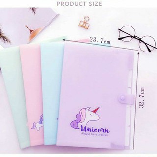 Túi Đựng File Tài Liệu Nhiều Ngăn Hình Cute