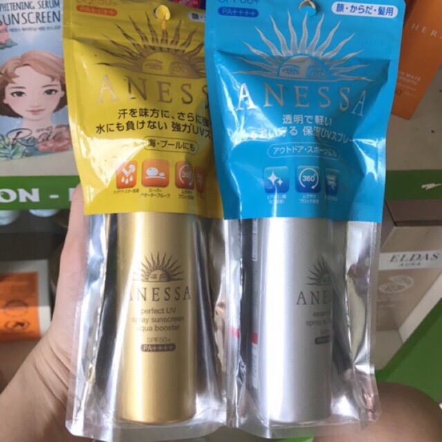 Xịt chống nắng chống nước dưỡng da anessa 60ml