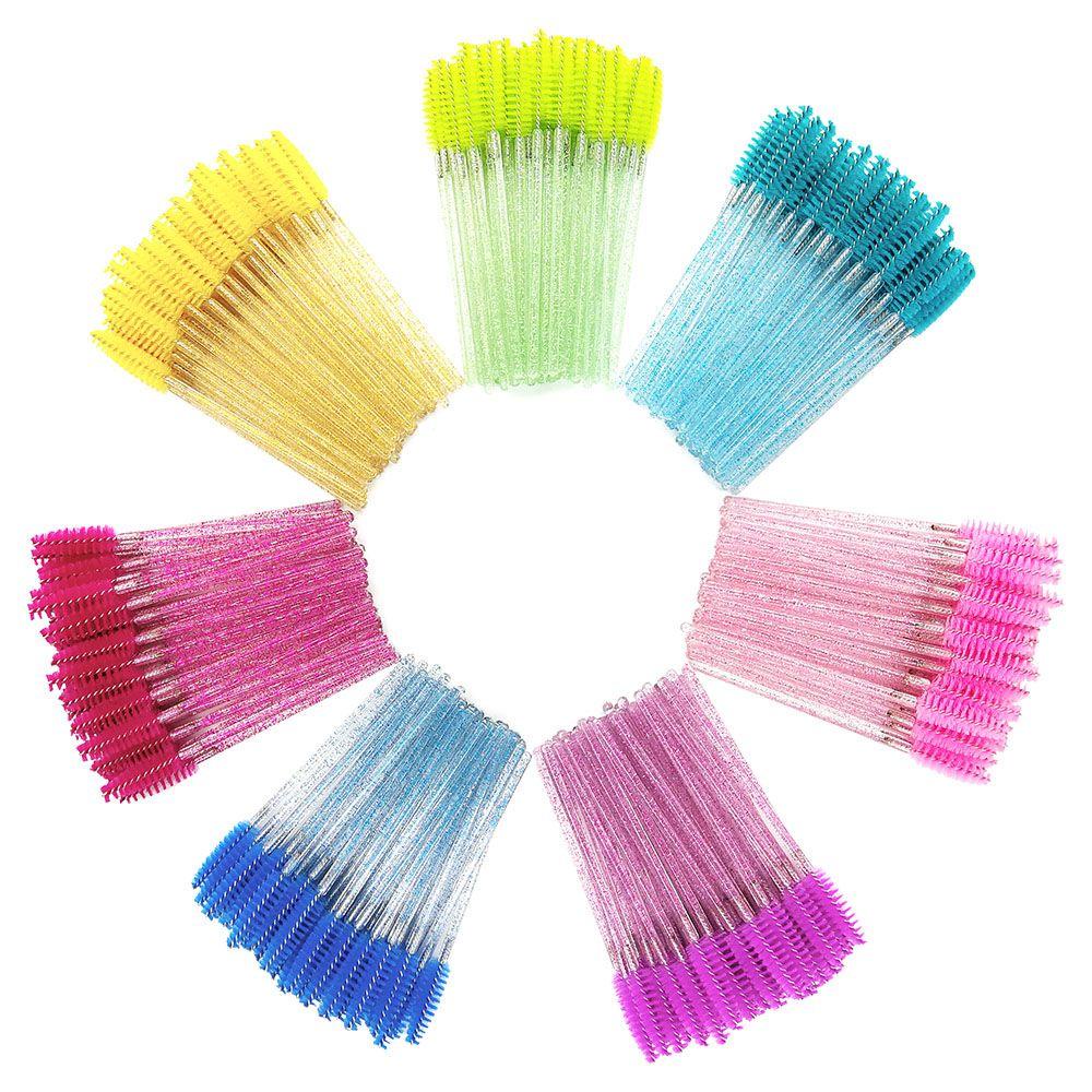 Bộ 50 Cọ Chuốt Mascara Trang Điểm Lông Mi Dùng Một Lần