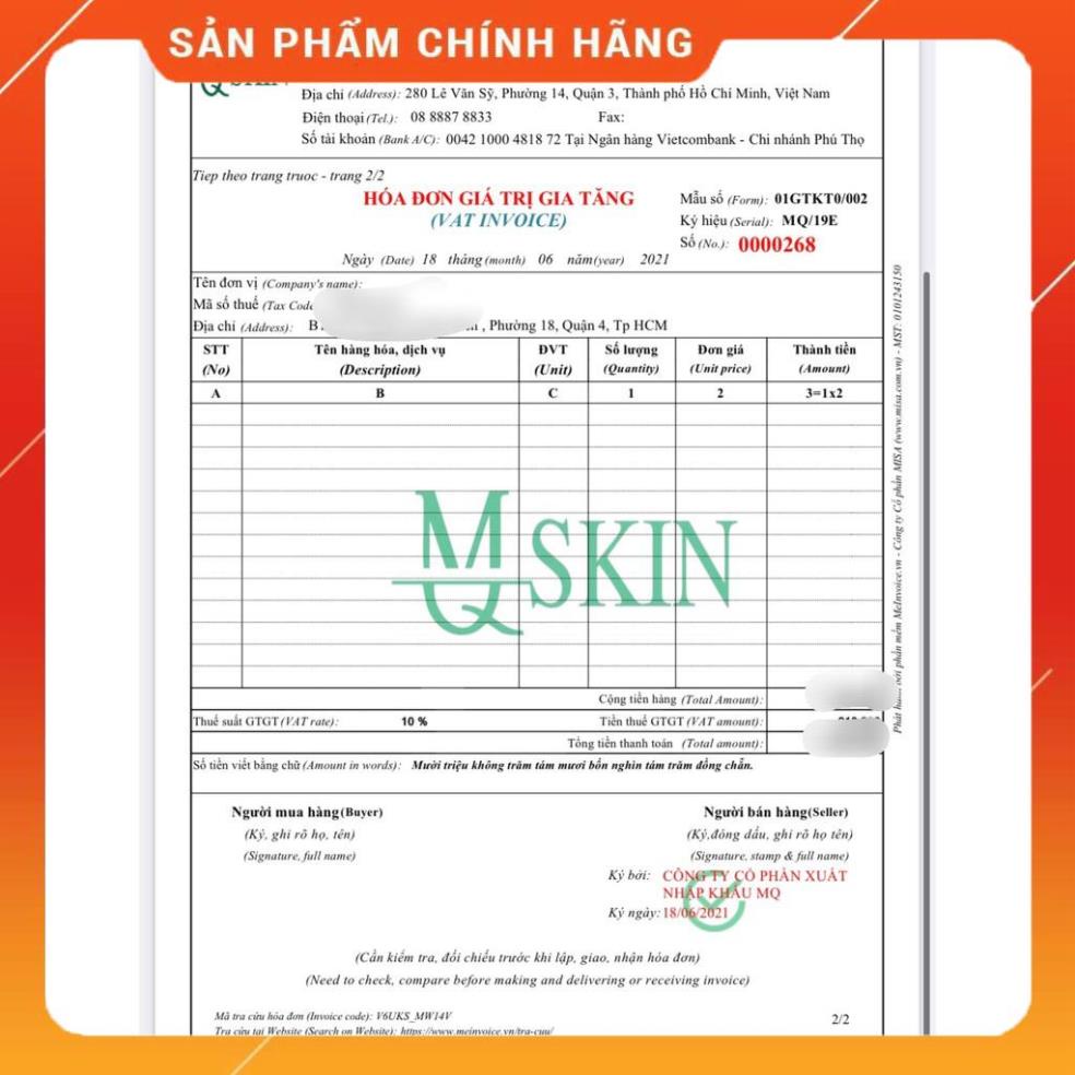 MQ SKIN Korean Ginseng Ampoule - Tinh Chất Serum giúp dưỡng căn bóng da | BigBuy360 - bigbuy360.vn