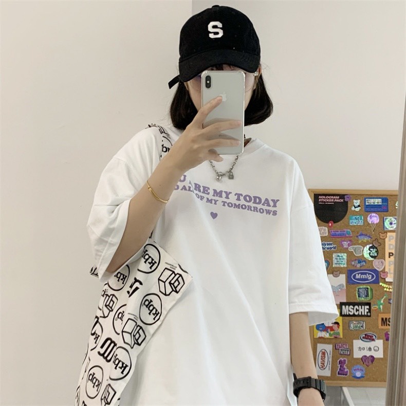Áo thun tay lỡ form rộng NEKOSG, áo phông form rộng Unisex ATL326