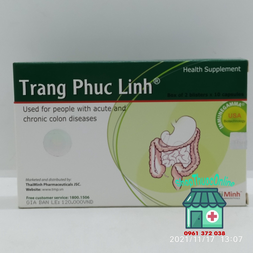 Tràng Phục Linh và Tràng Phục Linh PLUS  nếu không giảm triệu chứng sau 2 tháng sử dụng