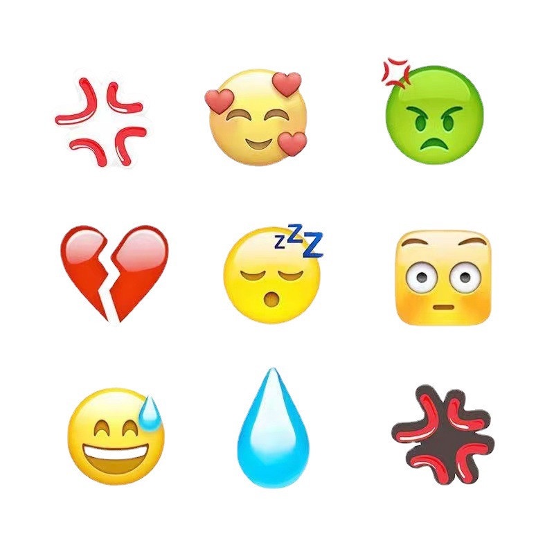 Kẹp Tóc Hình Emoji Dễ Thương Phong Cách Hàn Quốc