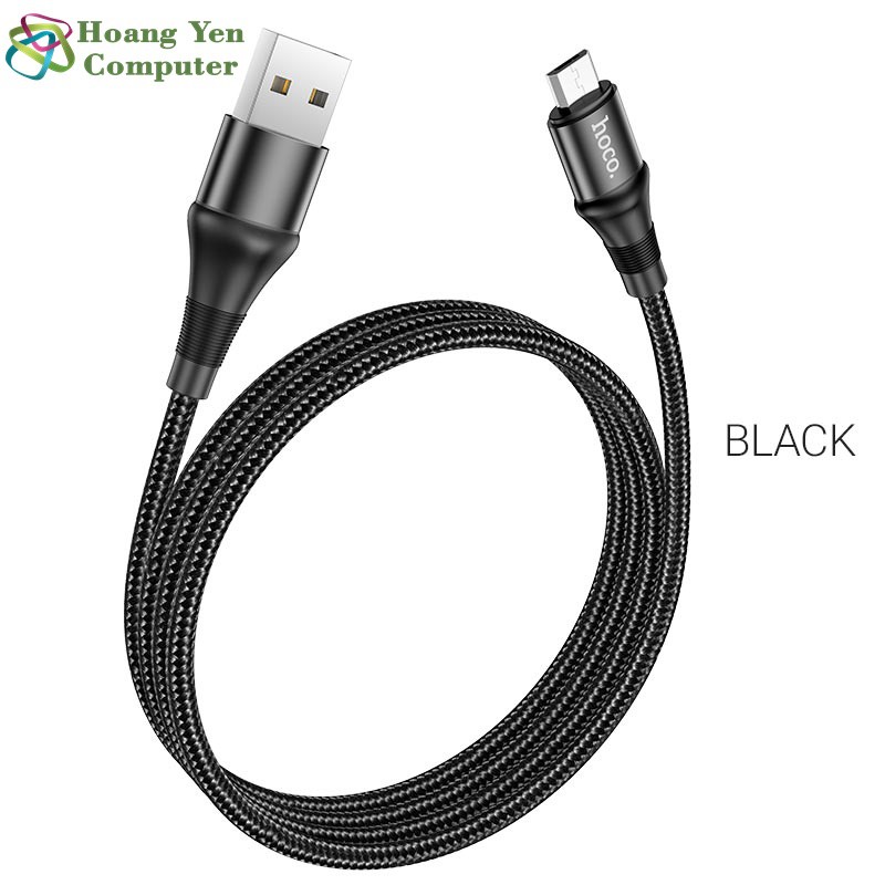 Cáp Sạc MICRO USB Hoco X50 Dây Dù Chông Đứt cho ANDROID dài 1M - BH 3 tháng 1 đổi 1