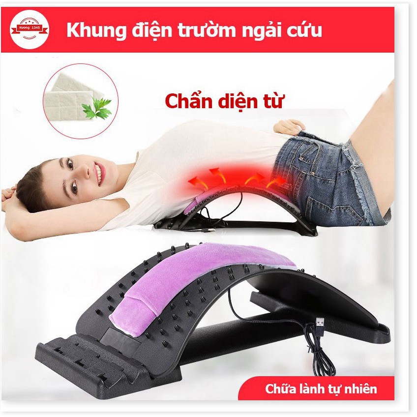 Khung nắn chỉnh cột sống - Massage kéo dãn, giảm thoát vị đĩa đệm