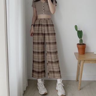 quần vải kẻ TKQ23 1994closet