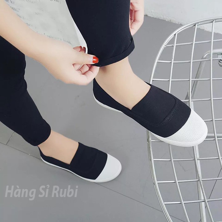 [Freeship] giày thời trang nữ hàn quốc, giày lười nữ trắng, giày nữ đi học giá rẻ, giày mọi nữ hàn quốc | BigBuy360 - bigbuy360.vn