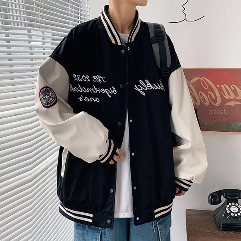Áo Bomber Chữ Thêu 2032 Siêu Dày Bo Viền Chất Nỉ Tricost Siêu Dày, Siêu Đẹp - Chữ Thêu , Vải Không Nhăn, Không Xù