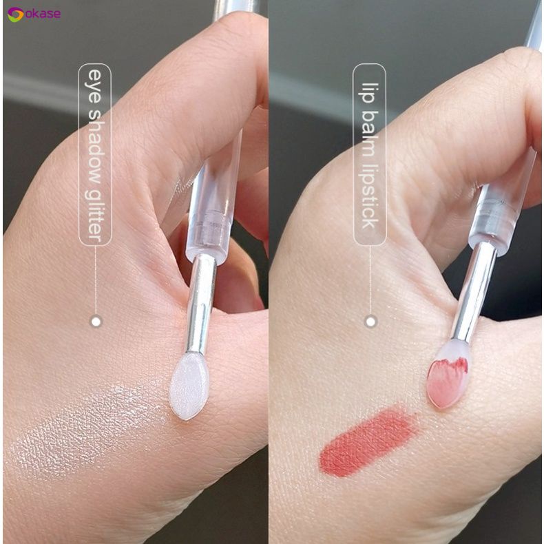 Xách tay Silicone Lip bàn chải duy nhất với Bìa mềm Son môi bàn chải với bìa Lip trang điểm bàn chải Lip bàn chải