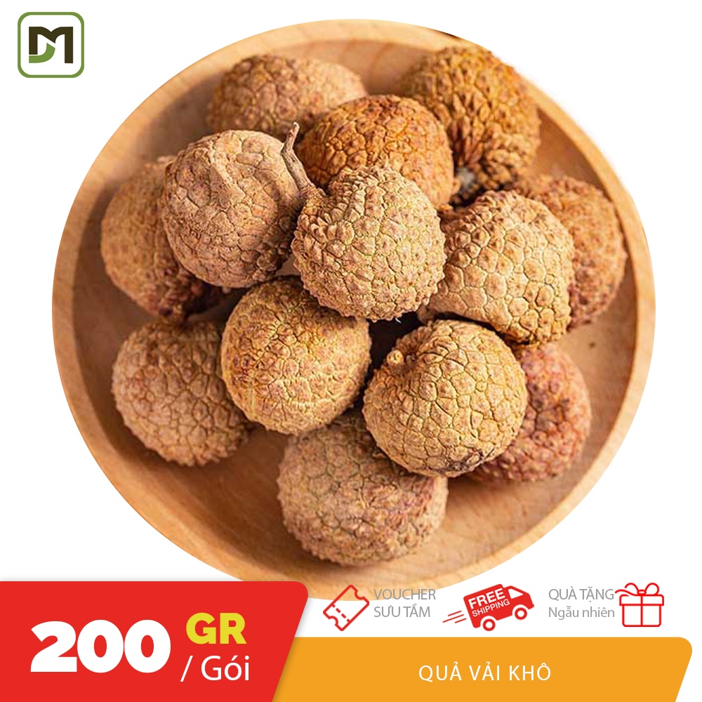 Túi 500gr quả vải lục cạn sấy khô món ăn vặt bỗ dưỡng