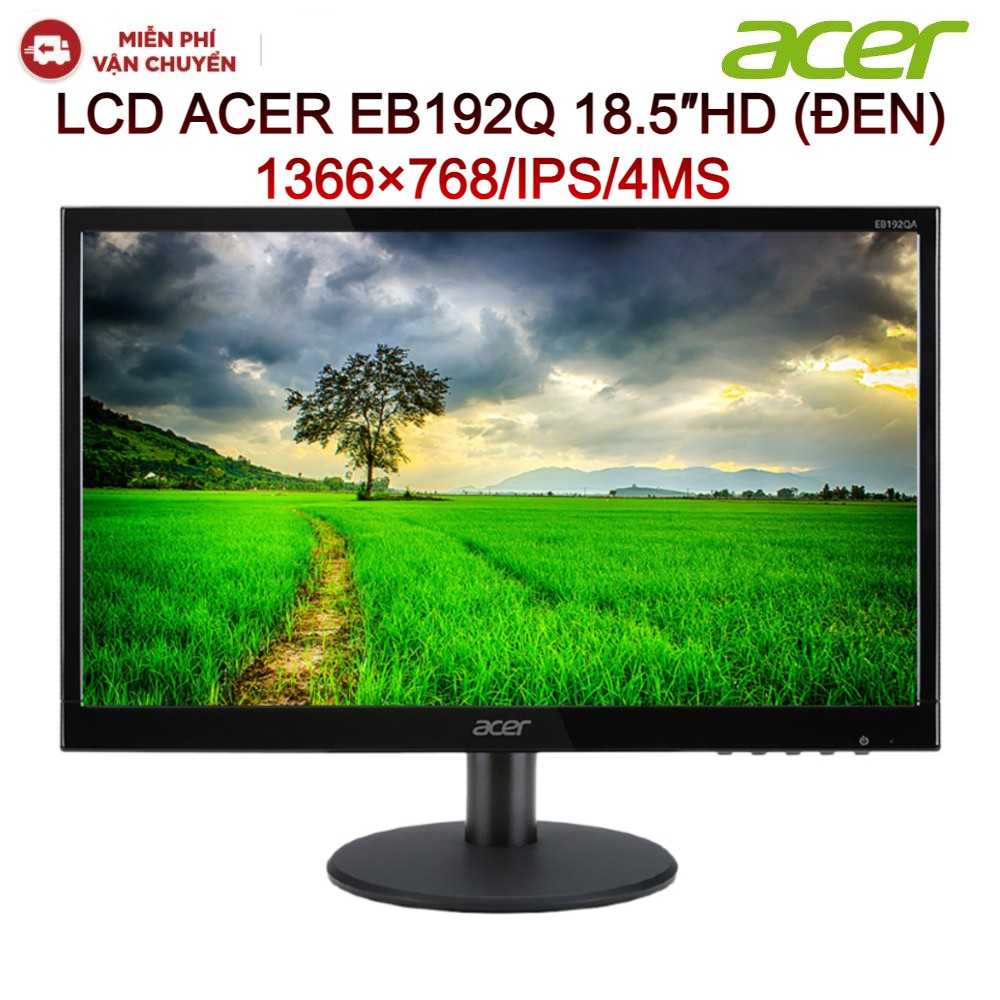 Màn Hình Máy Tính LCD ACER EB192Q 18.5″HD 1366×768/IPS/4MS (ĐEN)