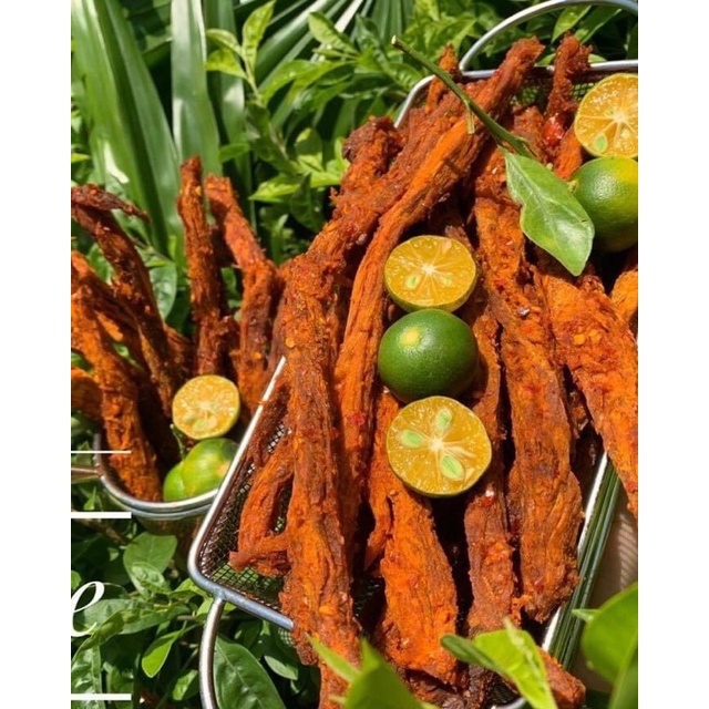 Khô bò que hũ 300gr, Đồ ăn vặt Sài Gòn