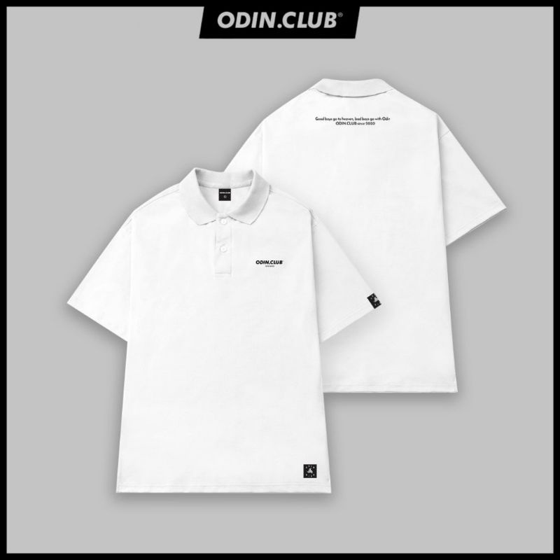 Áo Polo Oversize ODIN CLUB, ÁO PHÔNG CỘC TAY CÓ CỔ FORM RỘNG NAM NỮ ODIN, Local Brand ODIN CLUB