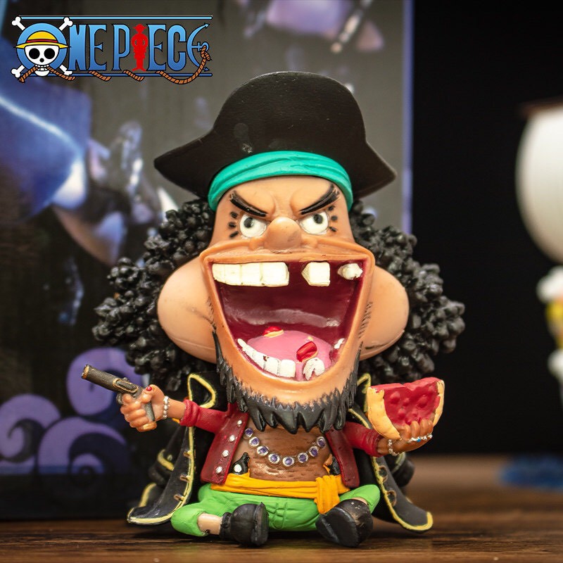 Rẻ Nhất Shopee - Mô Hình Chibi các nhân vật One Piece Mô Hình Băng mũ rơm Luffy , ACE , Sabo Thất Vũ Hải Tượng Figure