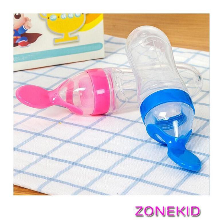 Bình thìa tập ăn dặm cho bé có màu cho bé Trai/gái 90ml