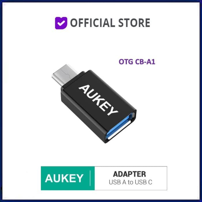 Aukey Cb-a1 Usb 3.0 To Usb-c Otg Adapter Usb Type C Usbc Cba1