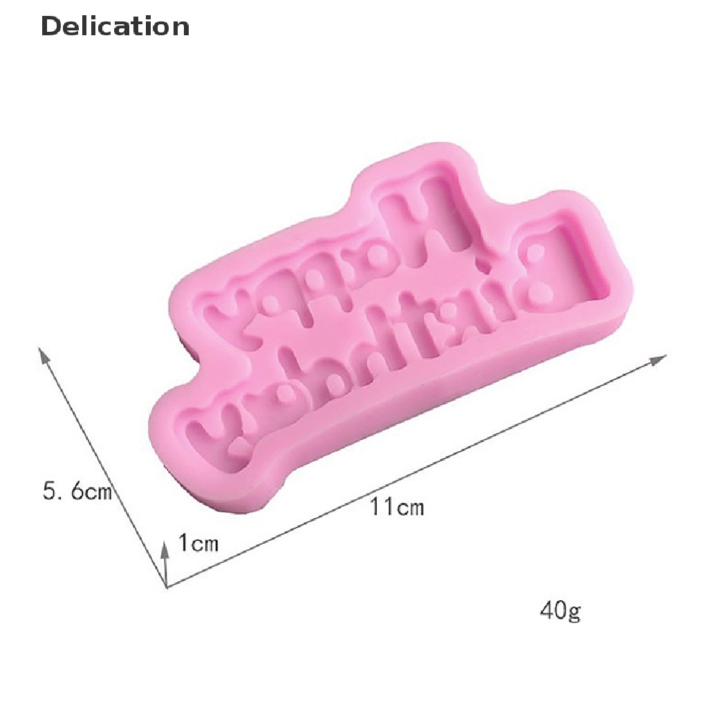 Khuôn silicone Làm Bánh Sinh Nhật Hình Chữ Happy Birthday