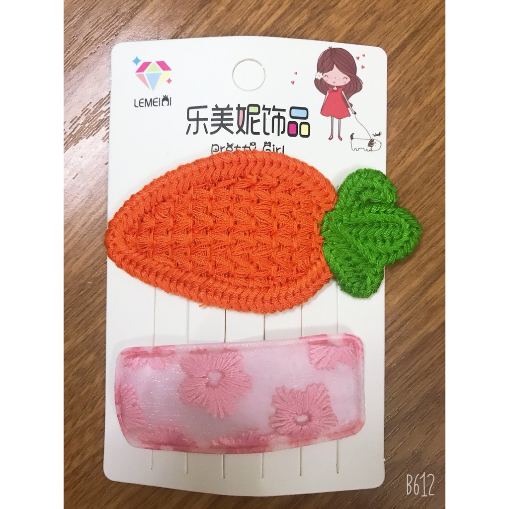 Sét 2 kẹp tóc hình dễ thương