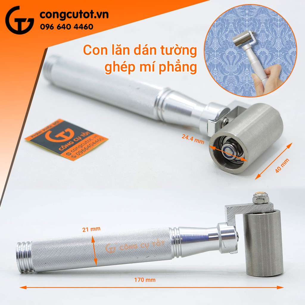 Con lăn giấy dán tường chống dính khổ 40mm