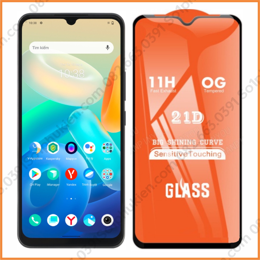 Kính cường lực Vivo Y55 4G / Y55 5G /Y75 5G/ T1 5G full màn hình chuẩn, đẹp