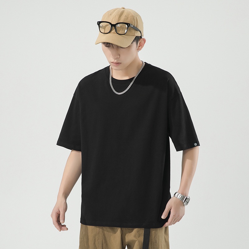 Áo thun trơn ngắn tay Uninor áo phông tay lỡ basic tee cotton form rộng màu đen trắng xám