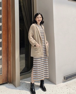 [Thanh lý ] Đầm body dáng dài MOMOCO mặc 1 lần