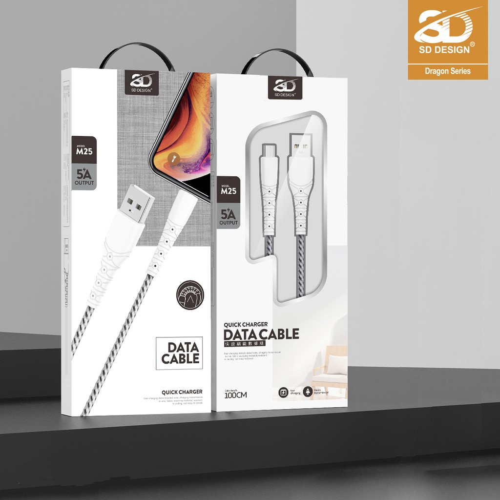 Cáp sạc SD-M25 Cho Điện Thoại Phụ Kiện Tai Nghe Bluetooth Cáp Sạc Pin Dự Phòng - Shin Case