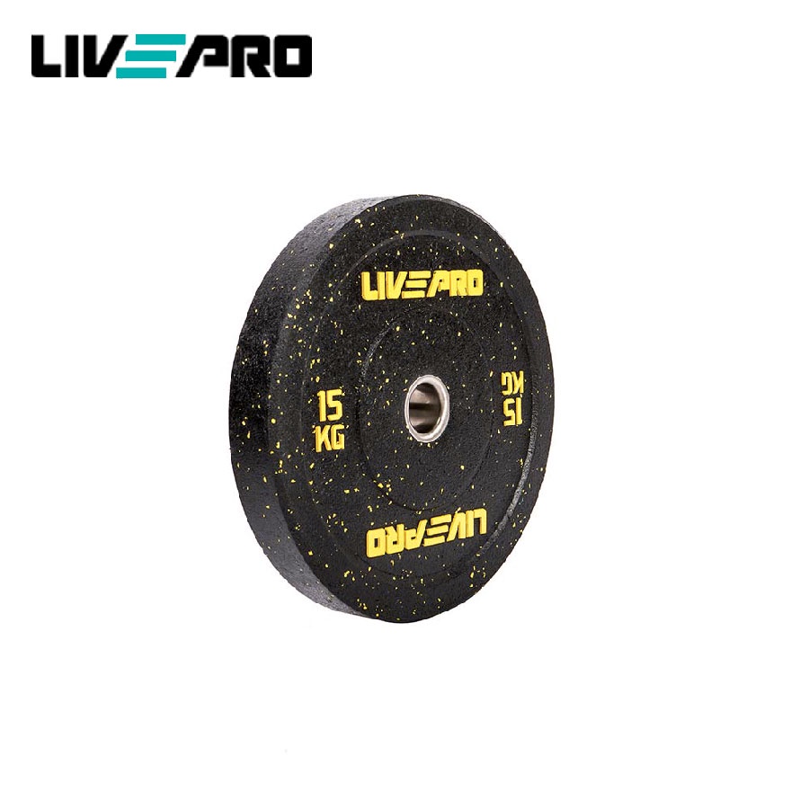 Tạ đĩa, tạ miếng phụ kiện thể thao tập gym 25KG Livepro chính hãng LP8026
