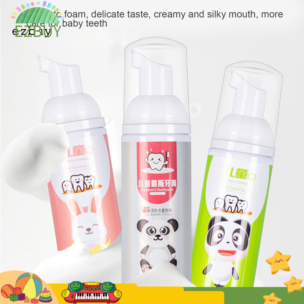 Kem đánh răng tạo bọt đa năng sử dụng tiện lợi cho bé