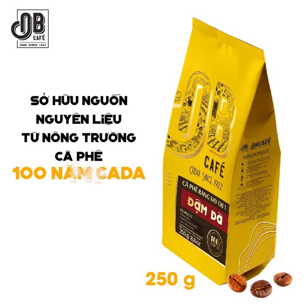 Cà Phê Rang Xay Ông Bầu Đậm Đà Túi 250, Cafe OB-TUH Store