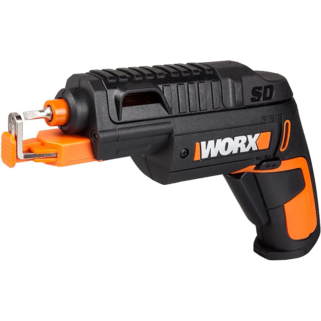 Máy Vặn Vít WORX ORANGE WX255 Tay Cầm Cao Su Mềm Mại An Toàn Trong Gia Đình Sử Dụng Pin Li-ion 4V