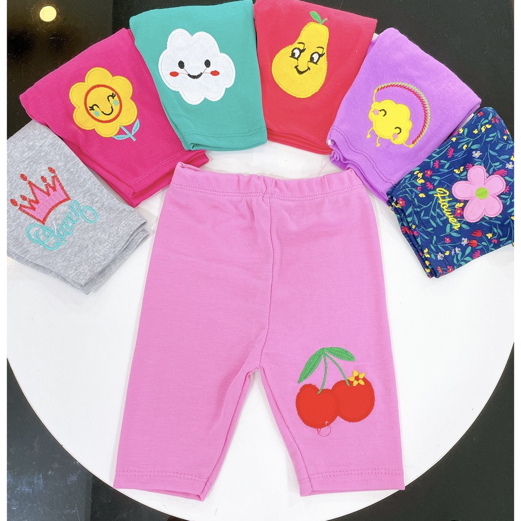 Quần legging cho bé chất bo zip xuất co dãn 4 chiều màu ngẫu nhiên - B1 - BUSKids