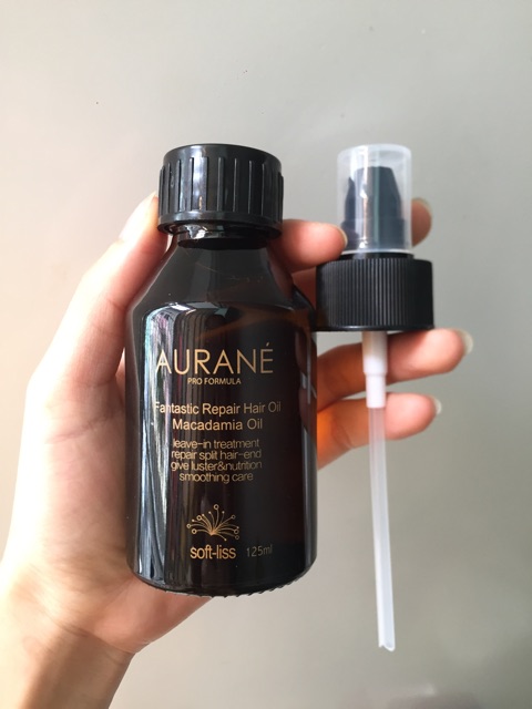 (Giá sỉ) Tinh Dầu Dưỡng Tóc Softliss Aurane Macadamia hair oil 125ml