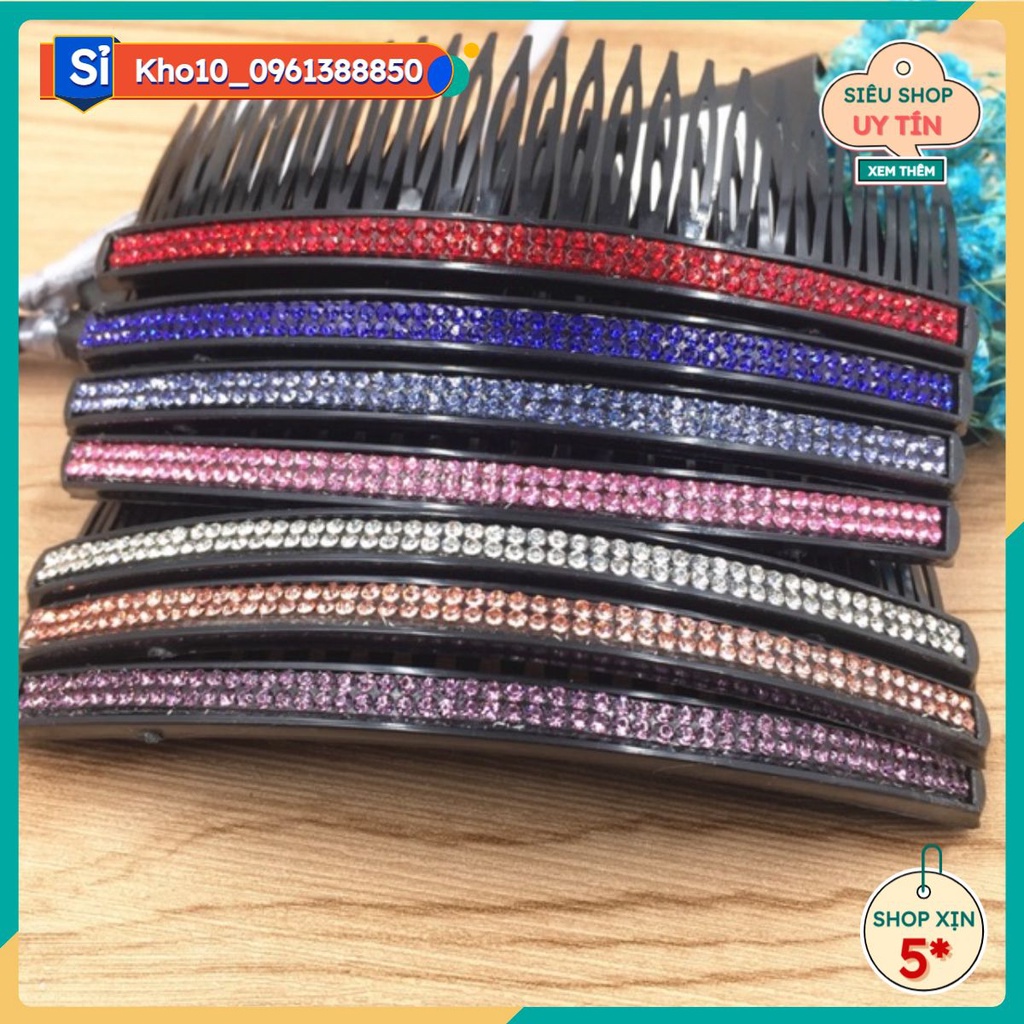 Sỉ 12 lược kẹp đầu chống trượt cho nữ tóc mái bằng kẹp tóc kẹp tóc nữ  31k