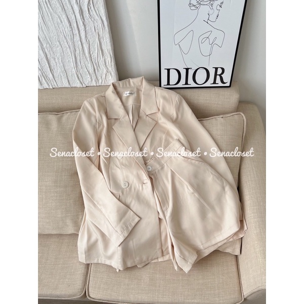 Set Vest dài tay quân short , đem vai sang xịn năng động (Ảnh thật)