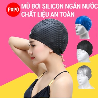 Nón bơi người lớn, mũ bơi người lớn chất liệu silicone cao cấp SPORTY CA32