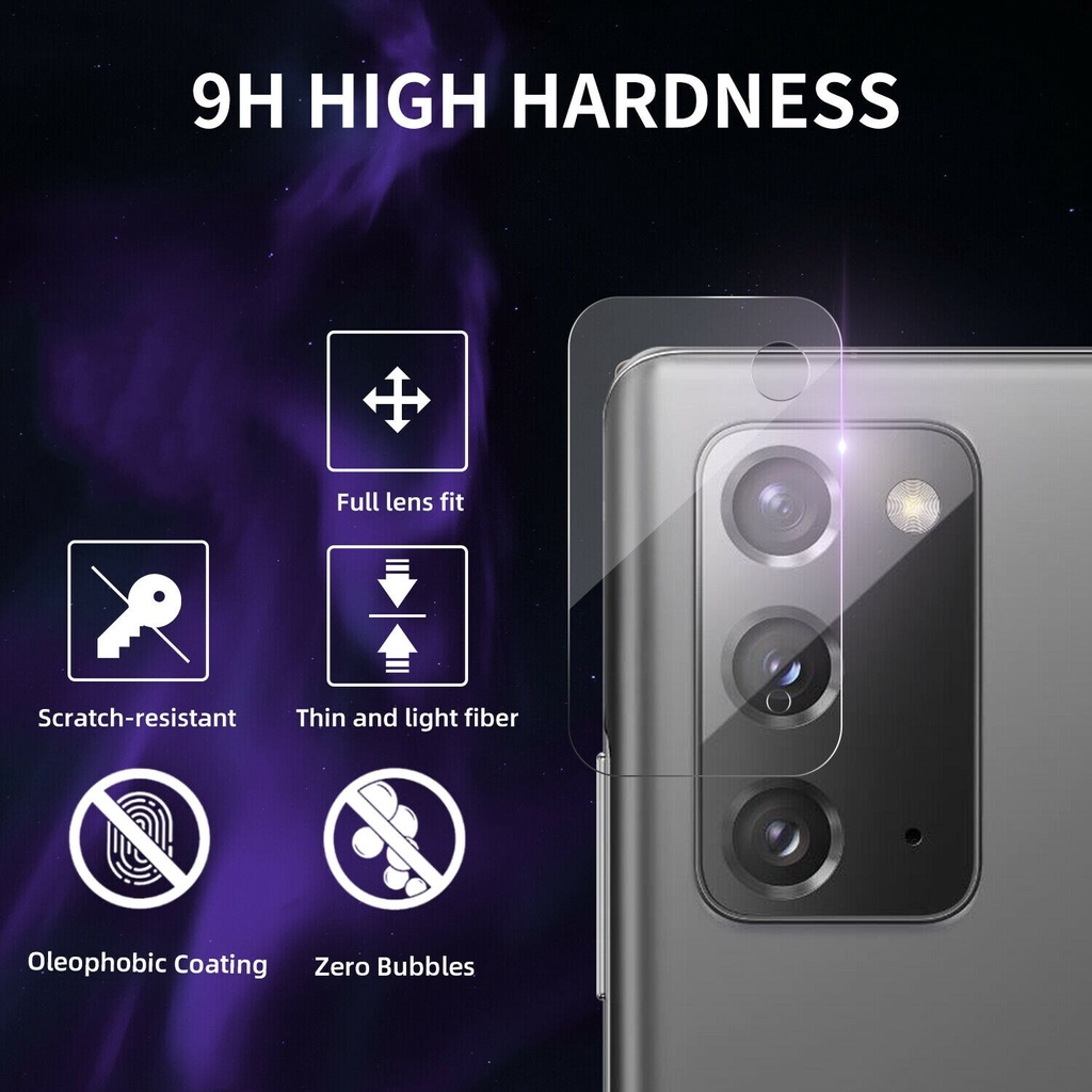 Ốp Điện Thoại Kính Cường Lực HD 2 Trong 1 Cho Samsung Galaxy Note 20 Ultra Edge