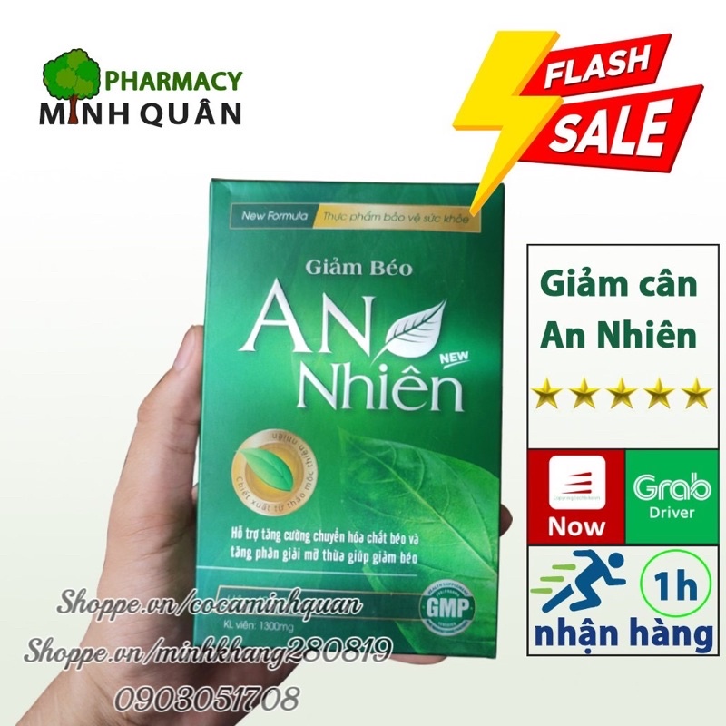 Giảm cân An Nhiên ( dành cho cơ địa lờn thuốc ) sản phẩm từ thảo mộc