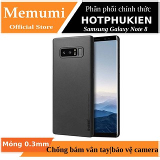 Ốp lưng nhám siêu mỏng 0.3mm cho Samsung Galaxy Note 8 hiệu Memumi có gờ bảo vệ camera - Hàng chính hãng