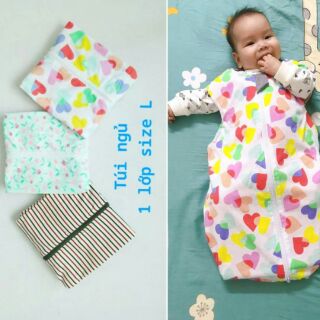 Túi ngủ chũn cocoon 1 lớp sz l