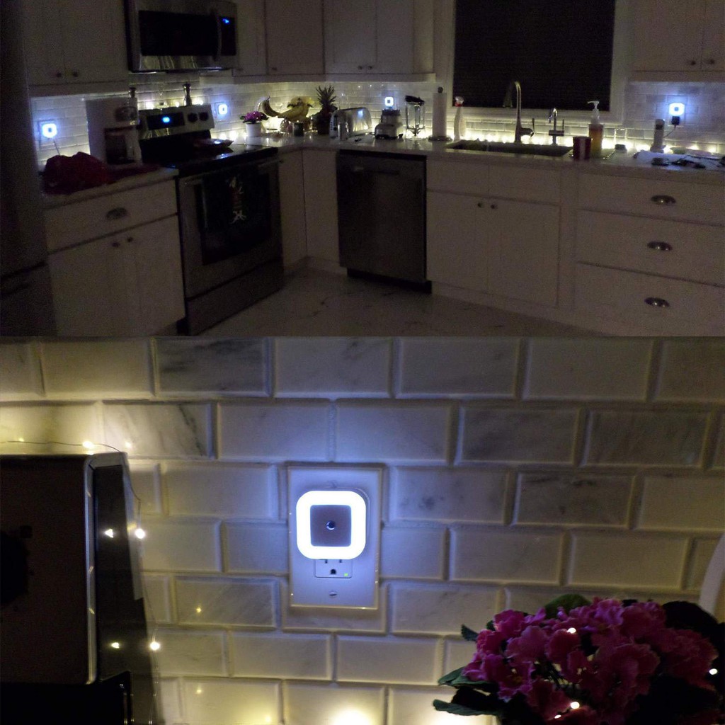 Đèn Ngủ LED Màu Trắng Với Cảm Biến Thông Minh 0.5W